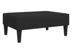 2 peças conjunto de sofás veludo preto
