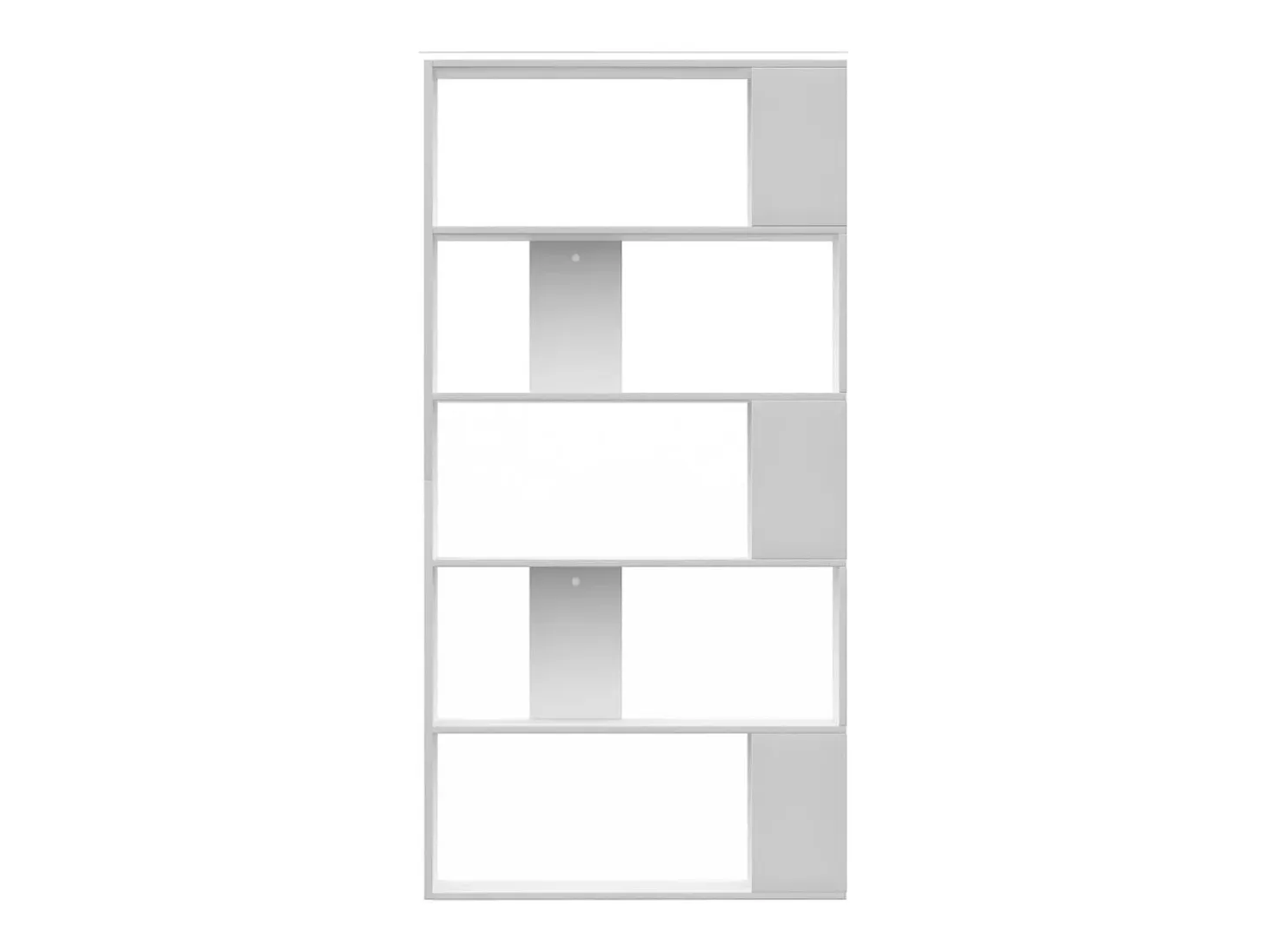 Adrik Estantería/divisor madera contrachapada blanco 80x24x159cm