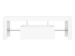 Aiden Mueble para TV con luces LED blanco 120x35x40 cm