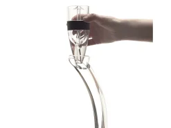Aireador de vino con soporte