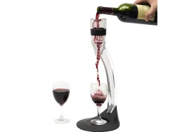 Aireador de vino con soporte
