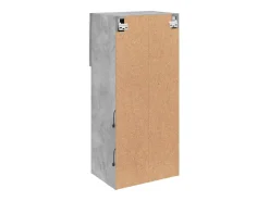 Almar Mueble para TV con luces LED gris hormigón 40,5x30x90 cm