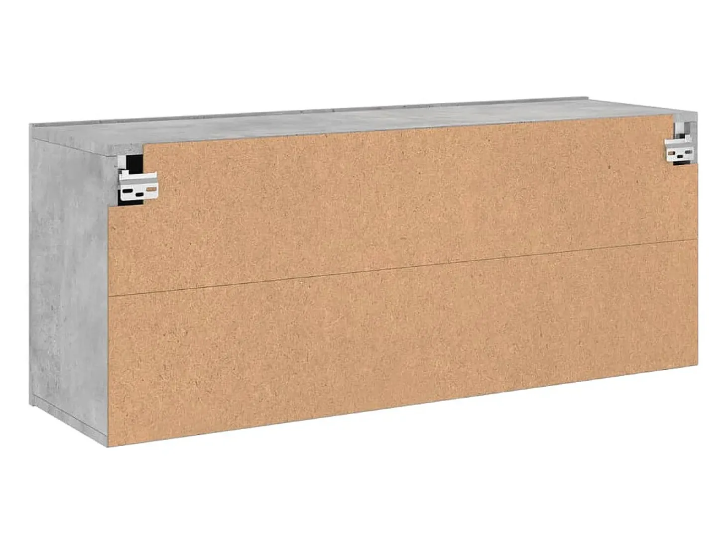 American Canyon Mueble para TV de pared gris hormigón 100x30x41 cm