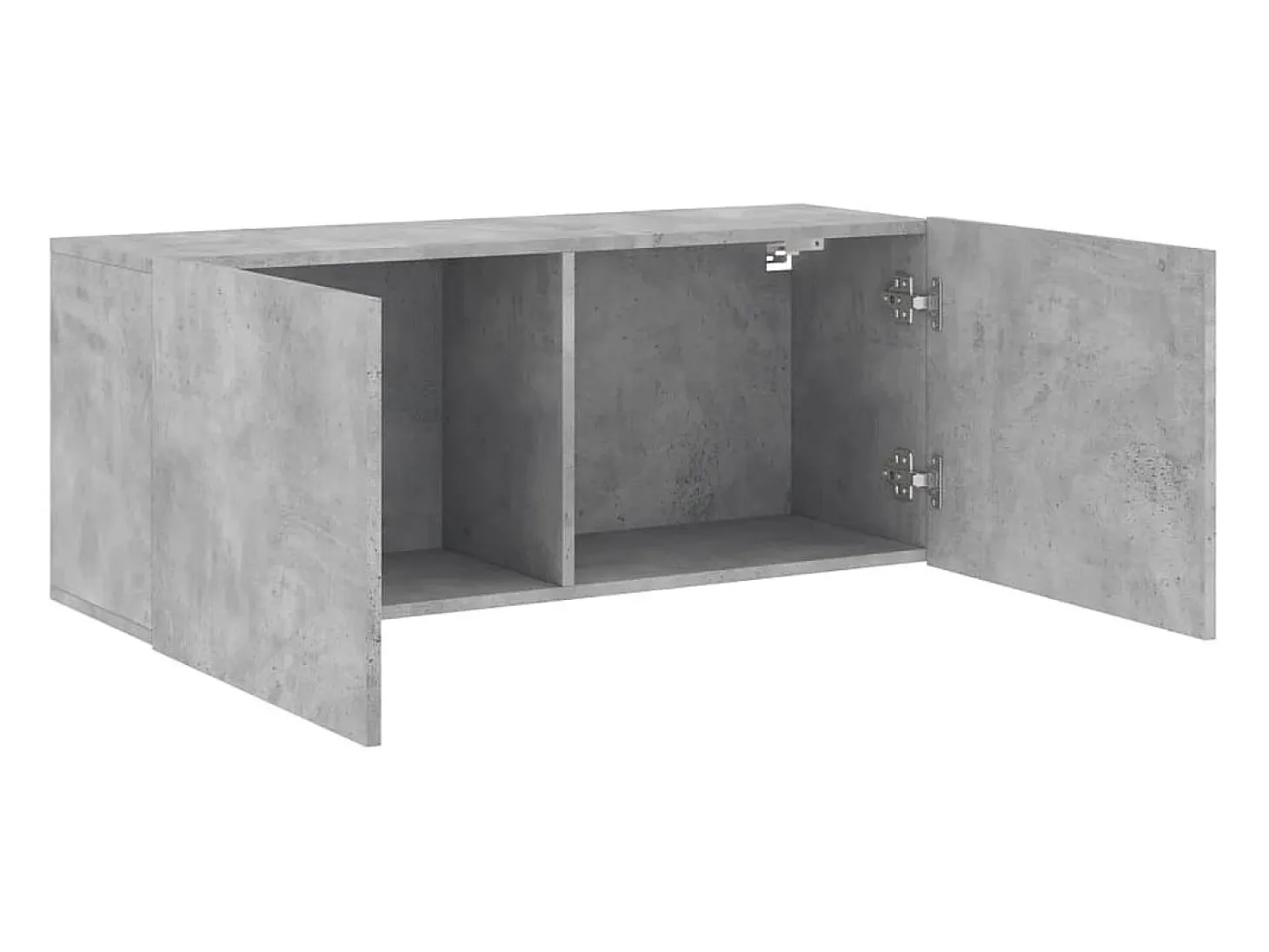 American Canyon Mueble para TV de pared gris hormigón 100x30x41 cm