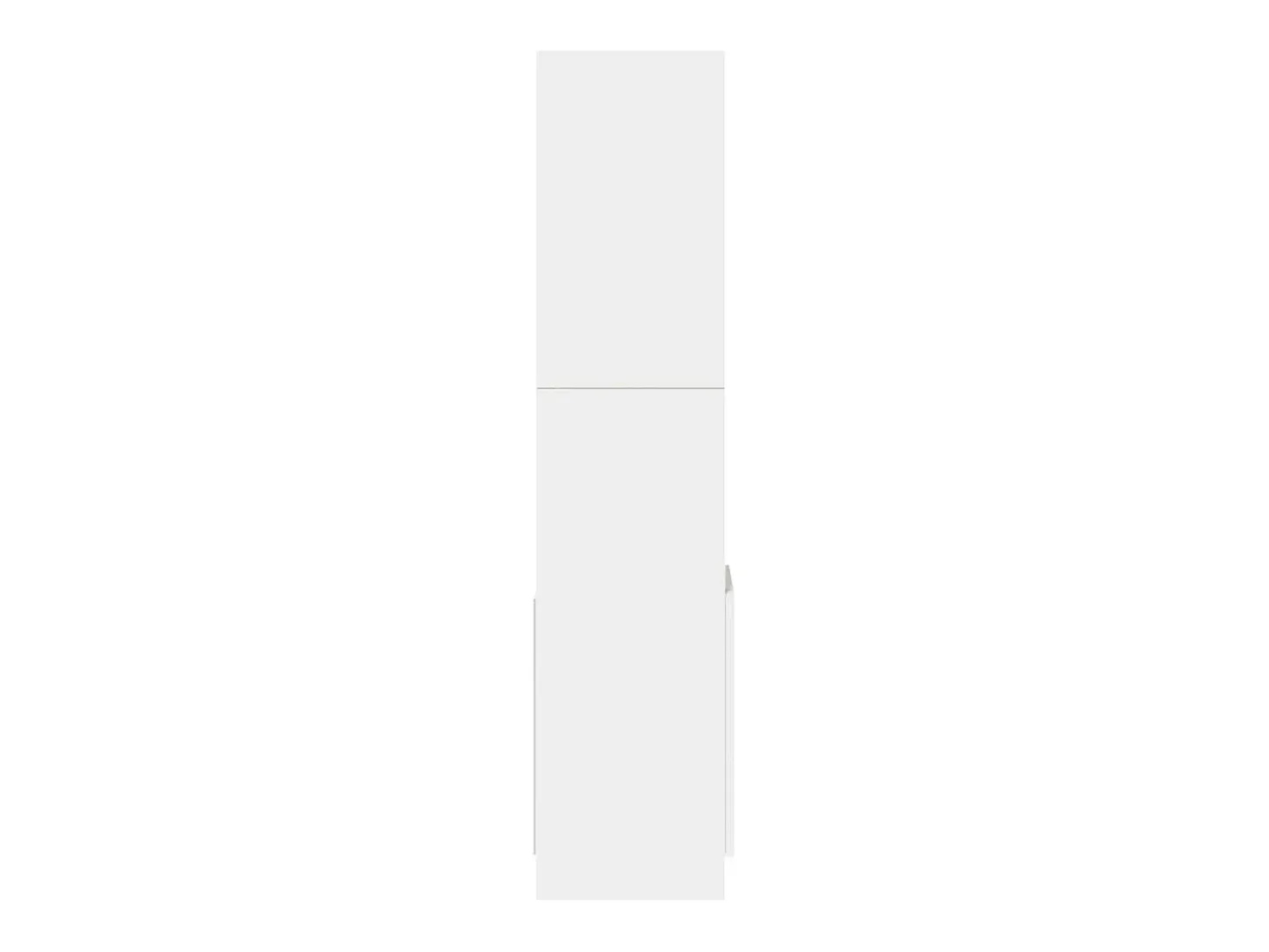 Aparador alto madera de ingeniería blanco 92x33x140 cm