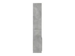 Aparador alto madera de ingeniería gris hormigón 63x33x180 cm