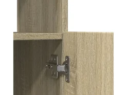 Aparador alto madera de ingeniería roble Sonoma 92x33x140 cm