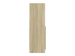 Aparador alto madera ingeniería roble Sonoma 63x33x100 cm
