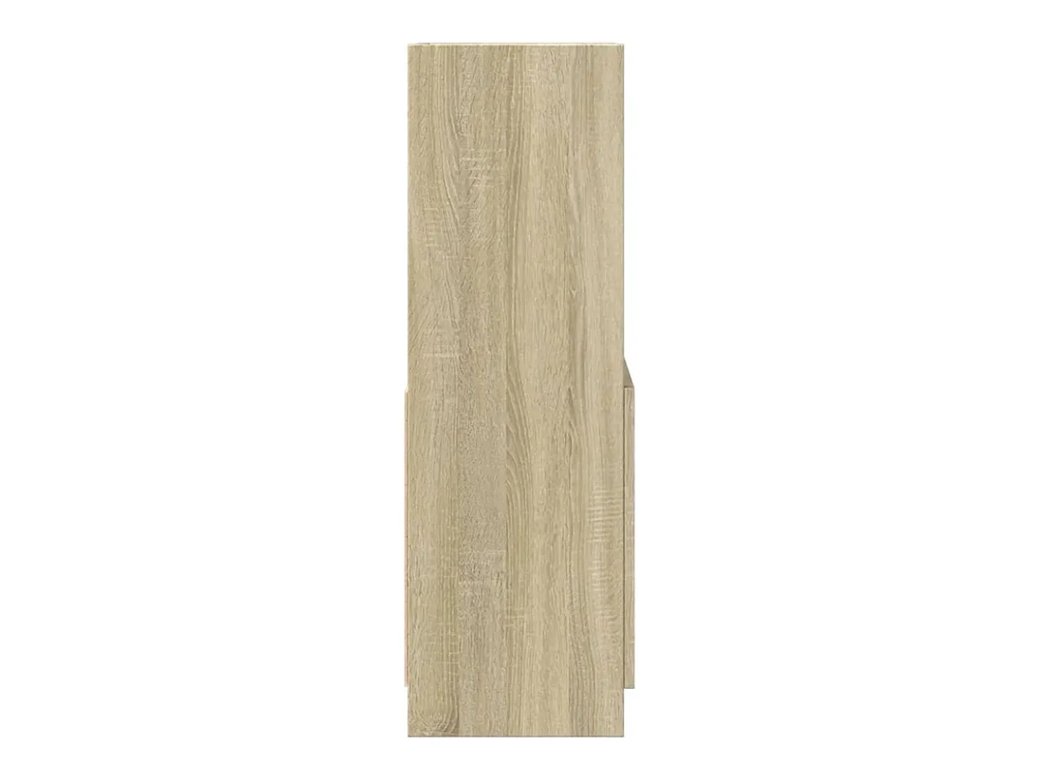 Aparador alto madera ingeniería roble Sonoma 63x33x100 cm