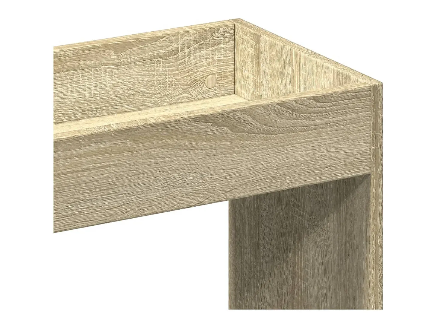 Aparador alto madera ingeniería roble Sonoma 63x33x100 cm