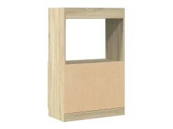 Aparador alto madera ingeniería roble Sonoma 63x33x100 cm
