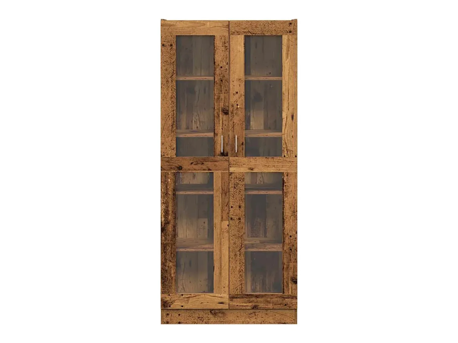 Aparador alto madera vieja 82,5x30,5x185 cm madera contrachapada