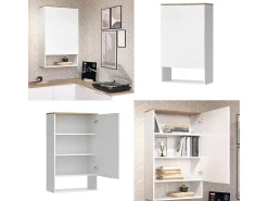 Aparador blanco/sonoma 60x30x100 wido