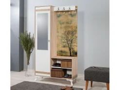 Aparador de recibidor – 100 cm x 190 cm – Roble Sonoma – Melamina