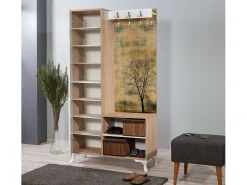 Aparador de recibidor – 100 cm x 190 cm – Roble Sonoma – Melamina