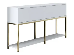 Aparador Lord Blanco dorado150x30x80 cm
