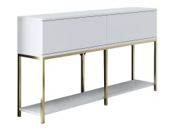 Aparador Lord Blanco dorado150x30x80 cm