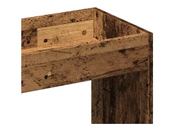 Aparadorde madera de ingeniería madera envejecida 63x33x140 cm