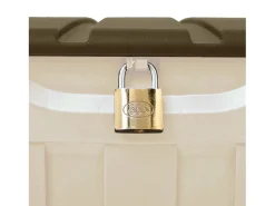 Arcón para Exterior 340 Litros de Resina 118x53x57cm Beige 7house