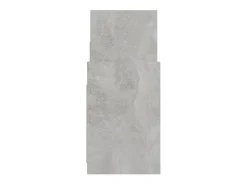 Armario auxiliar madera contrachapada gris hormigón 60x26x60 cm