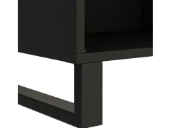 Armario auxiliar madera maciza reciclada 85x33x75 cm