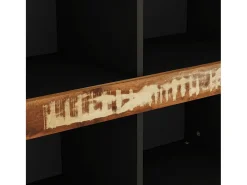 Armario auxiliar madera maciza reciclada 85x33x107 cm