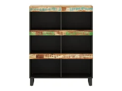 Armario auxiliar madera maciza reciclada 85x33x107 cm