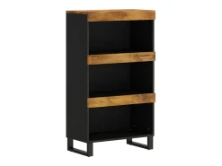 Armario auxiliar madera maciza de mango 60x33x107 cm