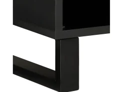 Armario auxiliar madera maciza reciclada 60x33x107 cm