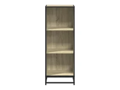 Armario de libros contrachapada color roble 40x35x107,5 cm