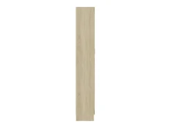 Armario de libros contrachapada color roble 82,5x30,5x185,5 cm