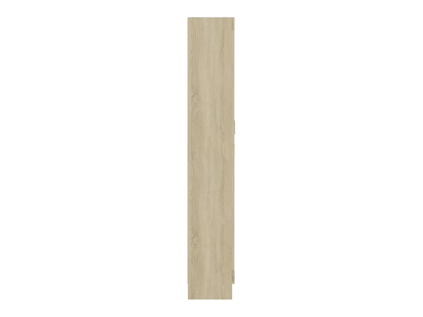 Armario de libros contrachapada color roble 82,5x30,5x185,5 cm