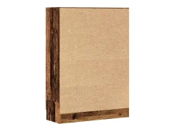 Armario de libros madera ingeniería envejecida 82,5x30,5x115 cm