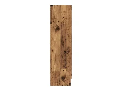 Armario de libros madera ingeniería envejecida 82,5x30,5x115 cm