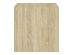 Armario de pared de roble Sonoma de 37 x 37 x 37 cm, madera de ingeniería