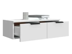 Armario de pared madera de ingeniería blanco 68x30x20 cm ES521717