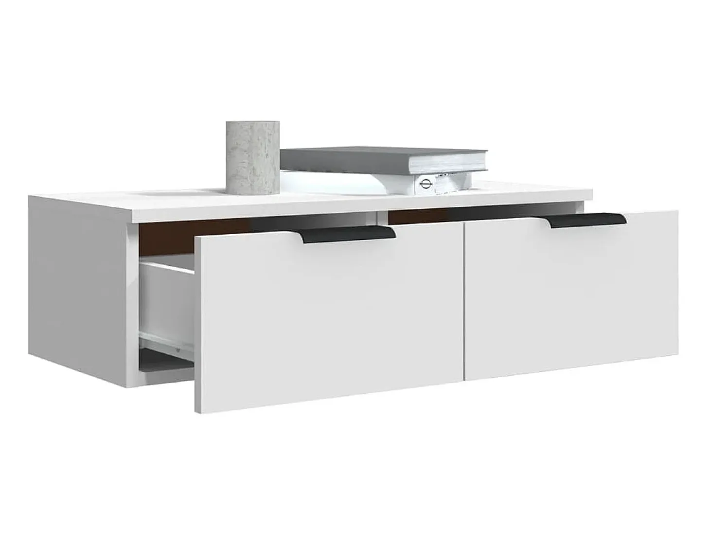 Armario de pared madera de ingeniería blanco 68x30x20 cm ES521717