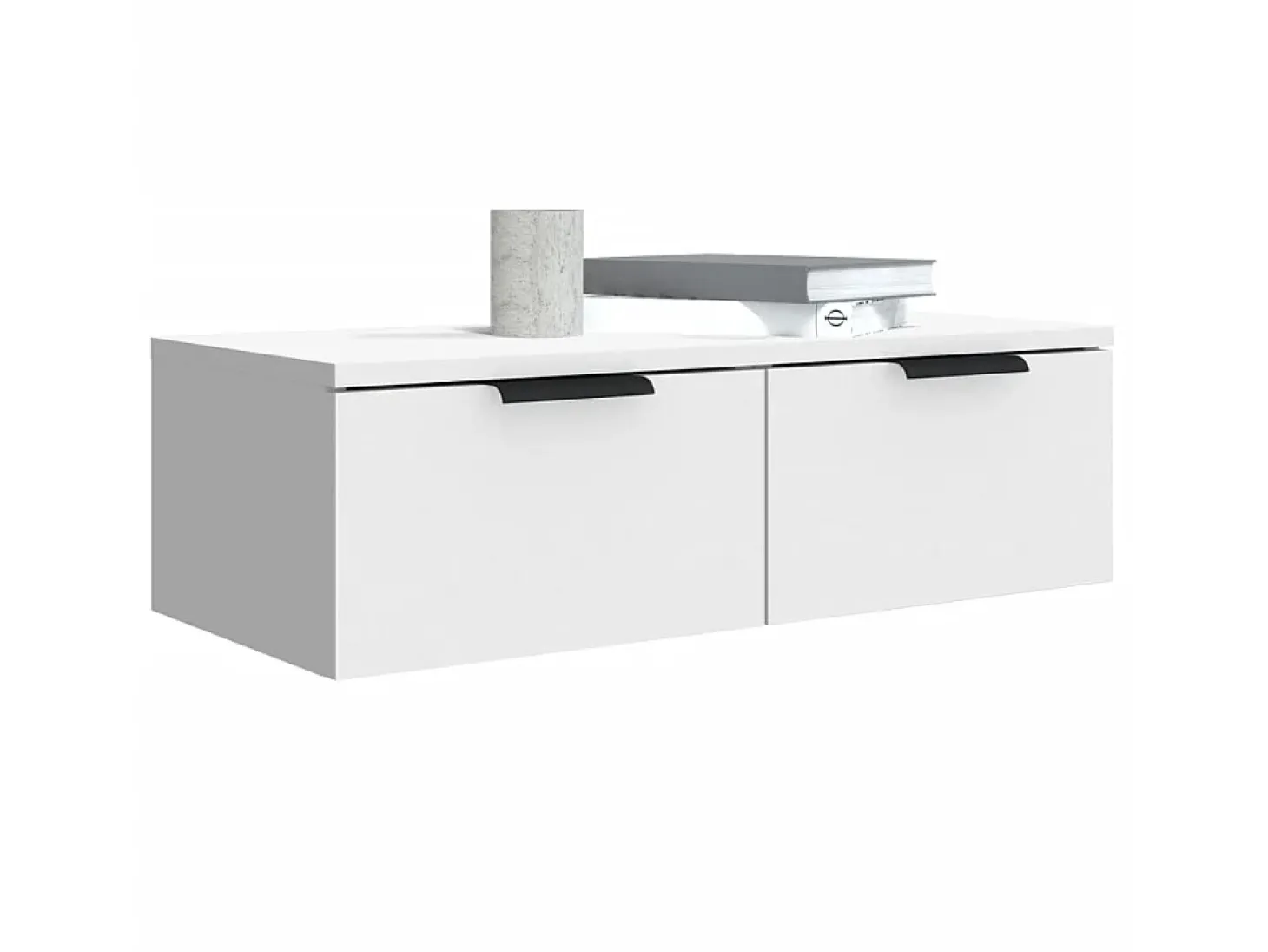 Armario de pared madera de ingeniería blanco 68x30x20 cm ES521717