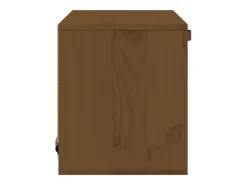 Armario de pared marrón miel 40x30x35 cm Madera maciza de pino