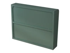 Armario de pared moderno con puertas de cristal - para cocina y baño - 90 × 20 × 70 cm, Blanco