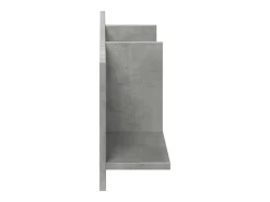 Armario de pared 100x16,5x30 cm madera de ingeniería gris hormigón