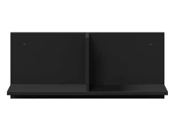 Armario de pared 70x16,5x30 cm madera de ingeniería negra