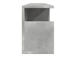 Armario de pared 100x20x30 cm madera de ingeniería gris hormigón