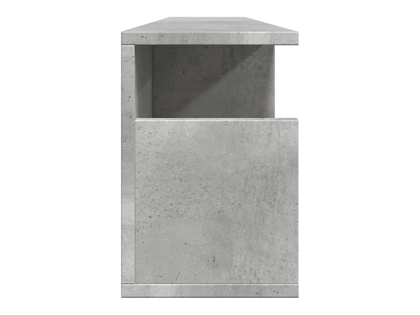 Armario de pared 100x20x30 cm madera de ingeniería gris hormigón