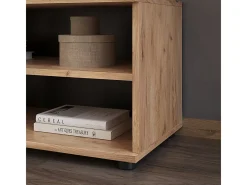 Armario de salón oro power roble/antracita 70.8x35.3x38.9 berno