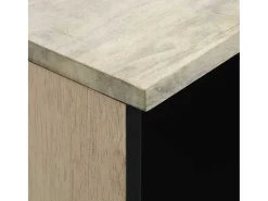Armario de TV Blanco 70 x 33 x 46 cm madera maciza de mango