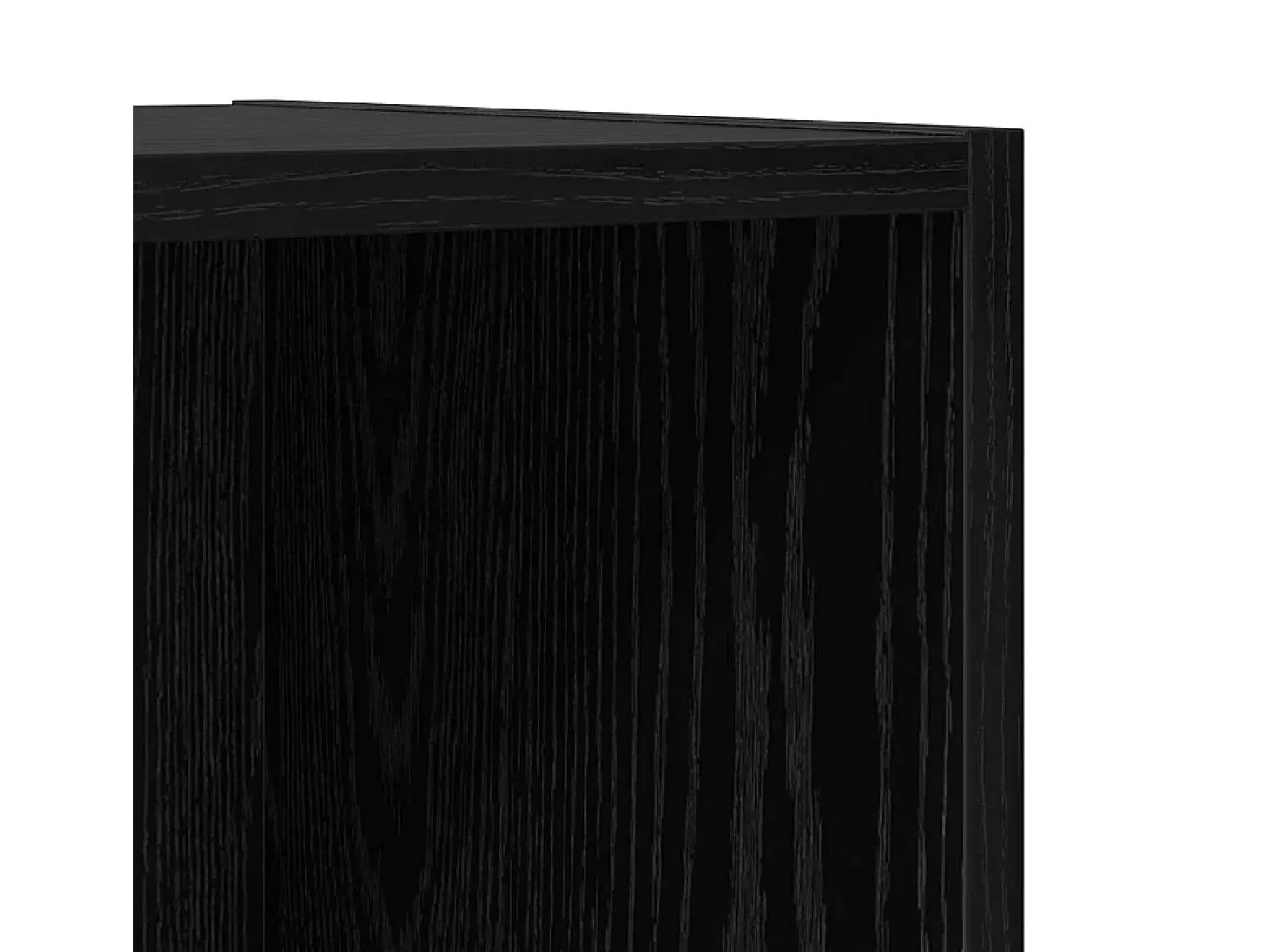 Armario de TV Roble negro 37 x 37 x 107 cm Madera contrachapada