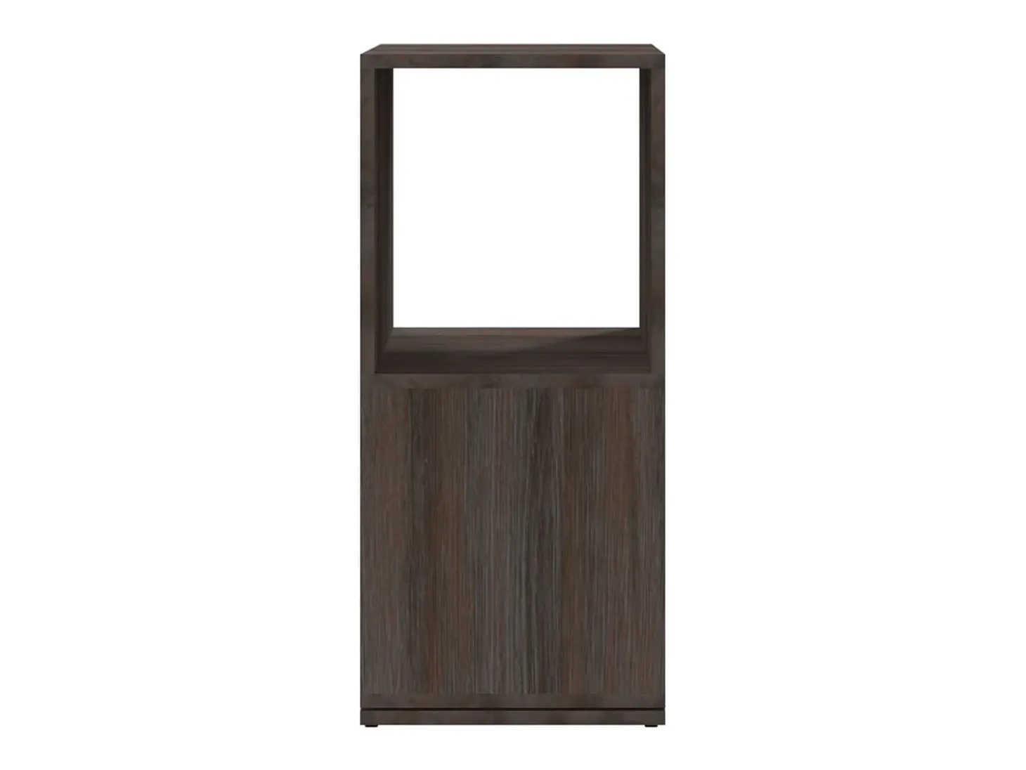 Armario giratorio aglomerado gris y Sonoma 34,5x34,5x75,5 cm