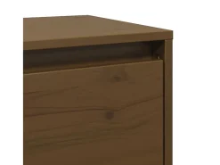 armarios de pared marrón miel de 45 x 30 x 35 cm, madera maciza de pino.