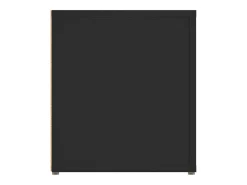 Arnaldo Muebles para TV 2 uds madera contrachapada negro 80x31,5x36 cm